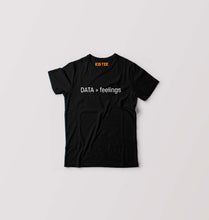 Load image into Gallery viewer, Data T-Shirt for Boy/Girl-Black-Ektarfa.online
