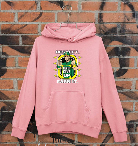 john cena never give up Unisex Hoodie for Men/Women-Light Pink-Ektarfa.online