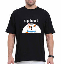 Load image into Gallery viewer, Sploot Oversized T-Shirt for Men-Black-Ektarfa.online
