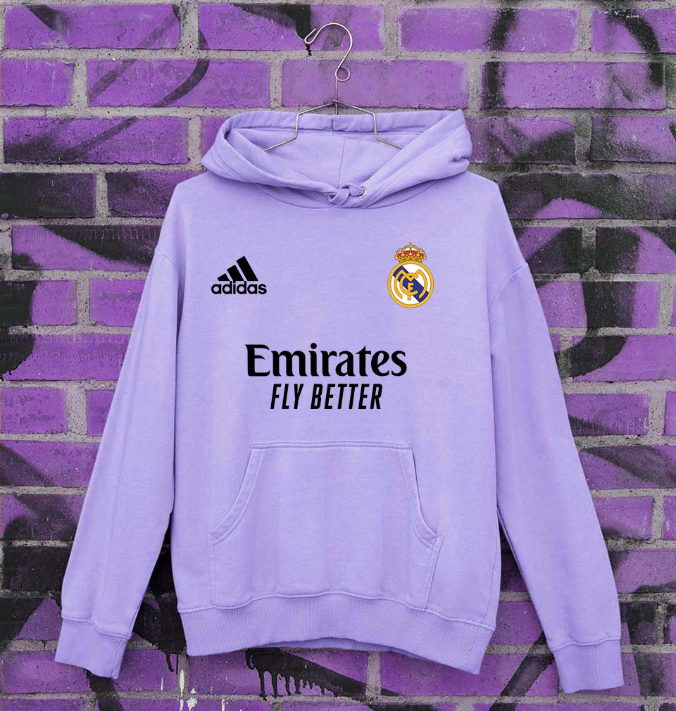 Real Madrid 2021-22 Unisex Hoodie for Men/Women