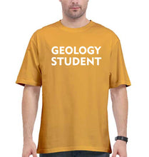 Load image into Gallery viewer, Geology Student Oversized T-Shirt for Men-Golden Yellow-Ektarfa.online
