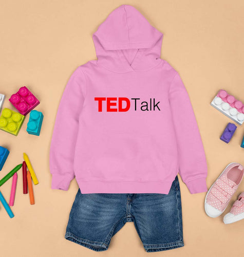 Ted Talk Hoodie for Boy/Girl-Light Baby Pink-Ektarfa.online