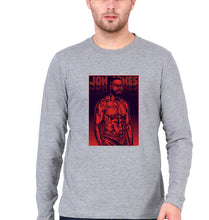 Load image into Gallery viewer, jon jones UFC Full Sleeves T-Shirt for Men-Grey Melange-Ektarfa.online
