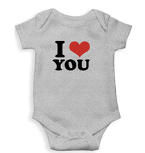 Load image into Gallery viewer, I LOVE YOU Romper For Baby Boy/Girl-Grey-Ektarfa.online
