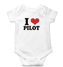 Load image into Gallery viewer, I LOVE PILOT Romper For Baby Boy/Girl-White-Ektarfa.online
