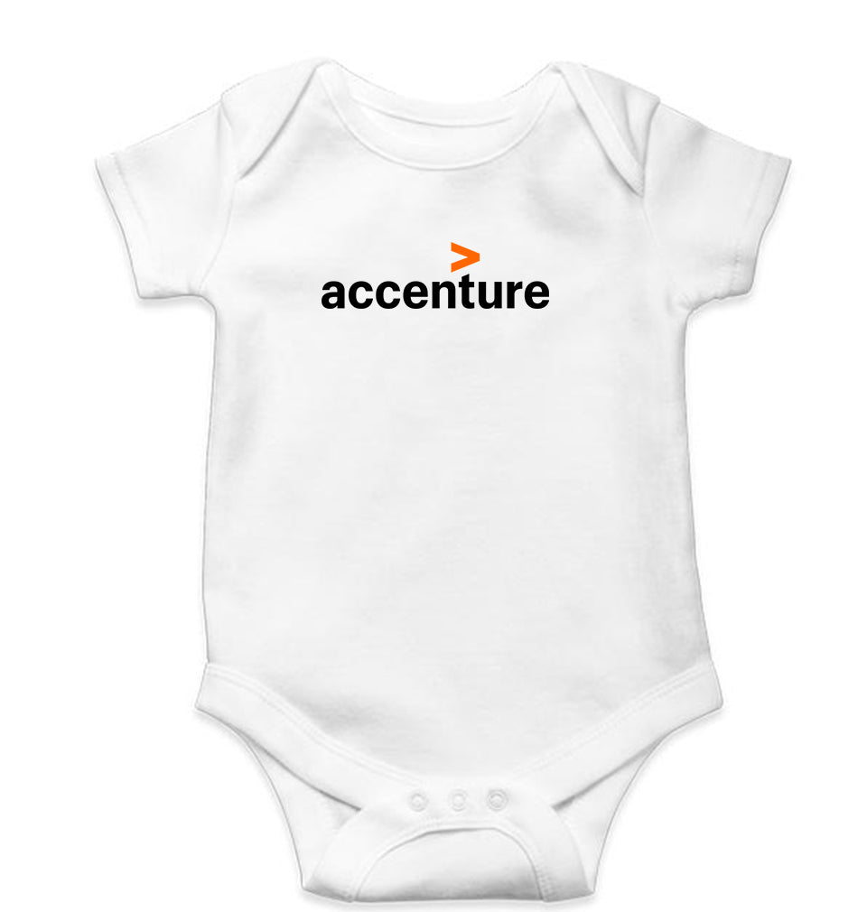 Accenture Romper For Baby Boy/Girl-White-Ektarfa.online