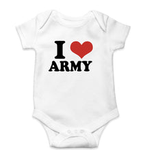 Load image into Gallery viewer, I LOVE ARMY Romper For Baby Boy/Girl-White-Ektarfa.online
