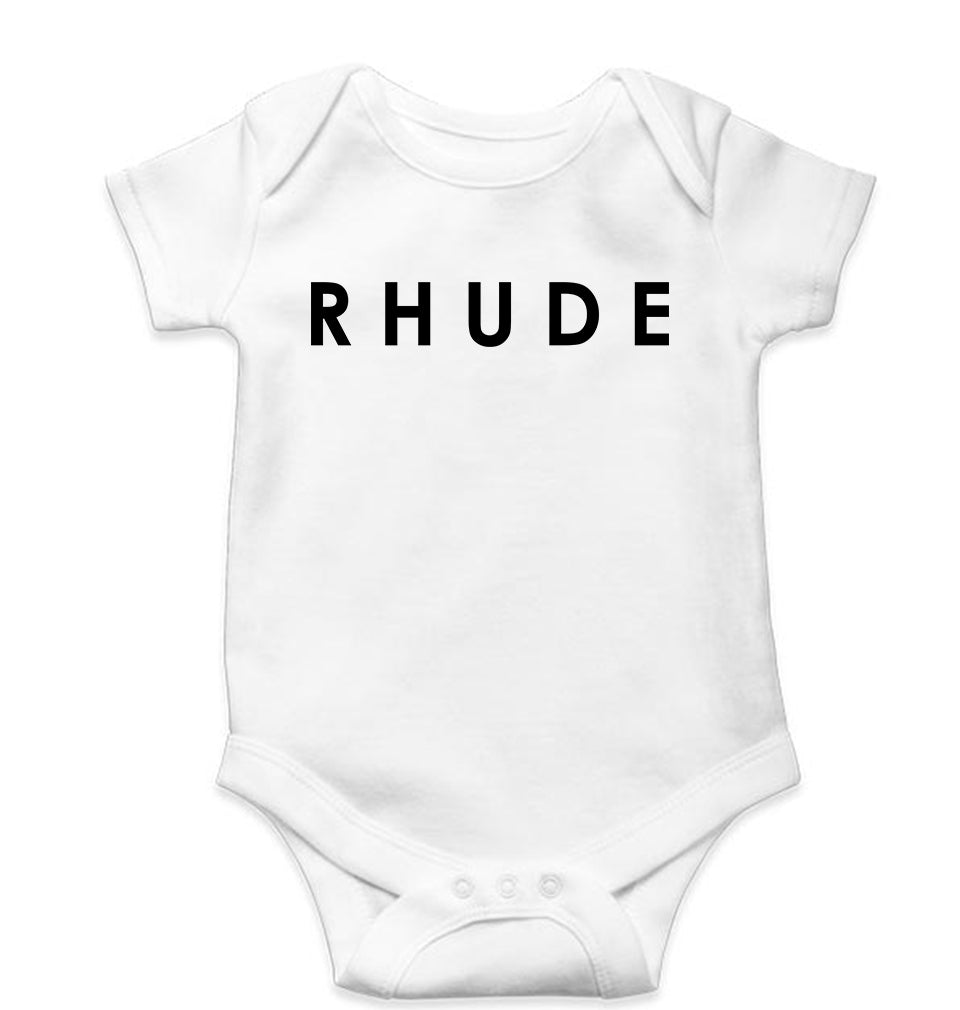 rhude Romper For Baby Boy/Girl-White-Ektarfa.online