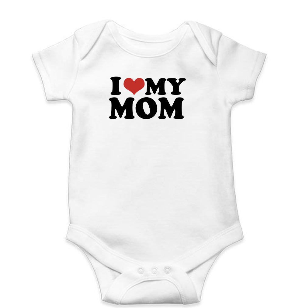 I LOVE MY MOM Romper For Baby Boy/Girl-White-Ektarfa.online