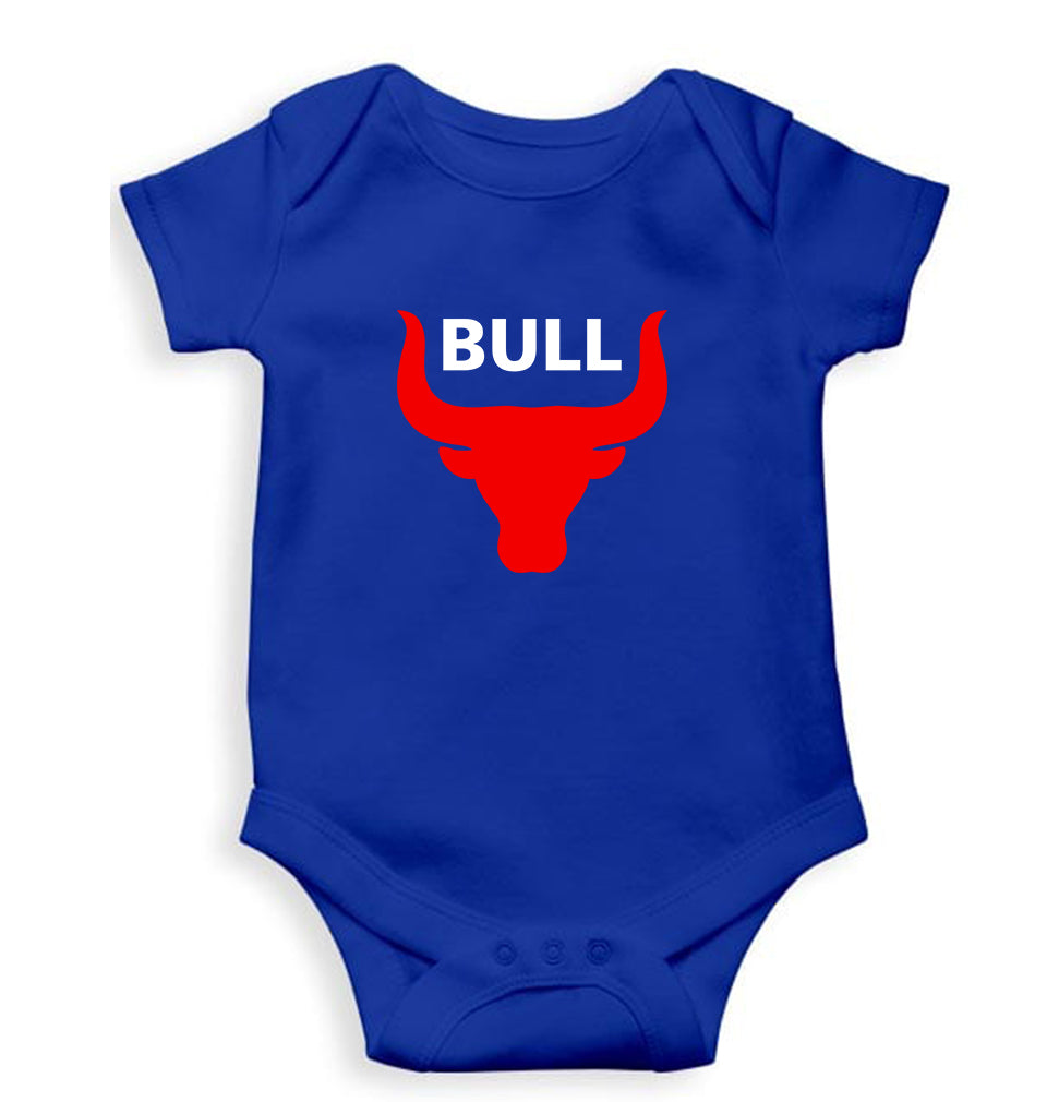 Bull Romper For Baby Boy/Girl-Royal Blue-Ektarfa.online