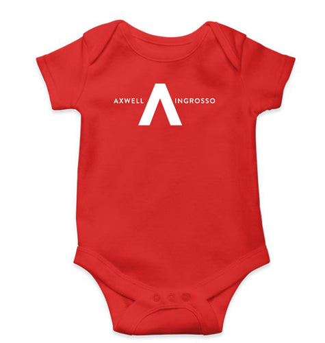 Axwell & Ingrosso Romper For Baby Boy/Girl-Red-Ektarfa.online