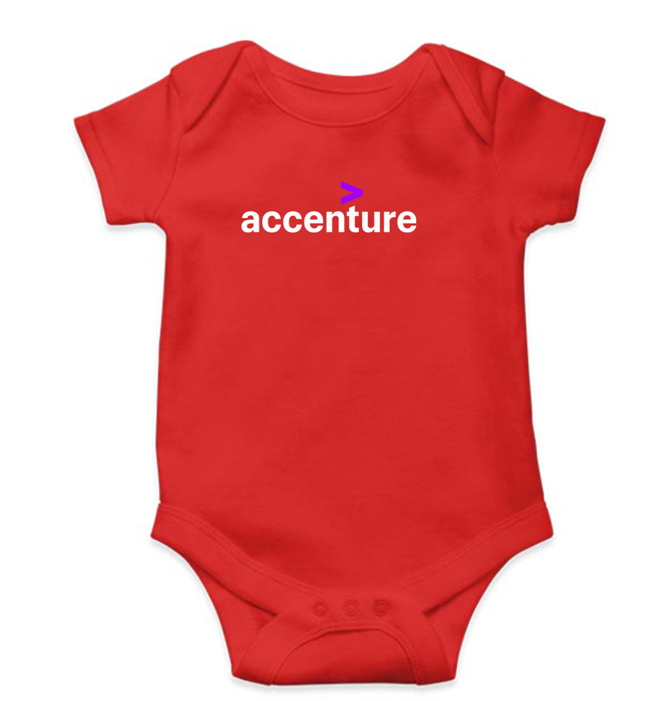 Accenture Romper For Baby Boy/Girl-Red-Ektarfa.online