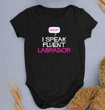 Load image into Gallery viewer, i speak fluent labrador Kids Romper For Baby Boy/Girl
