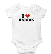 Load image into Gallery viewer, I LOVE HARDIK Romper For Baby Boy/Girl-White-Ektarfa.online
