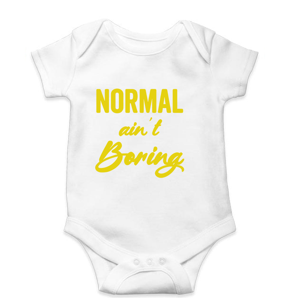 Normal Ain't Boring Kids Romper For Baby Boy/Girl