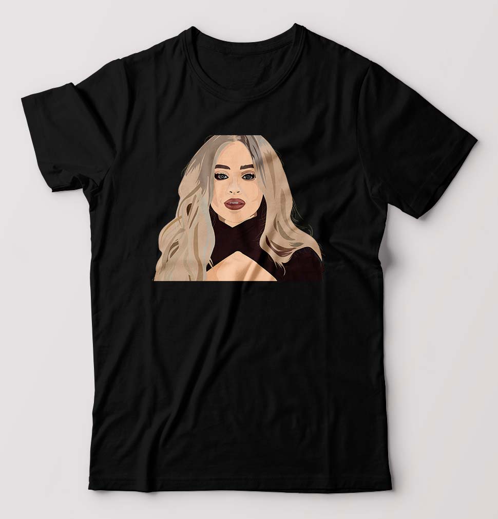sabrina carpenter T-Shirt for Men-Black-Ektarfa.online