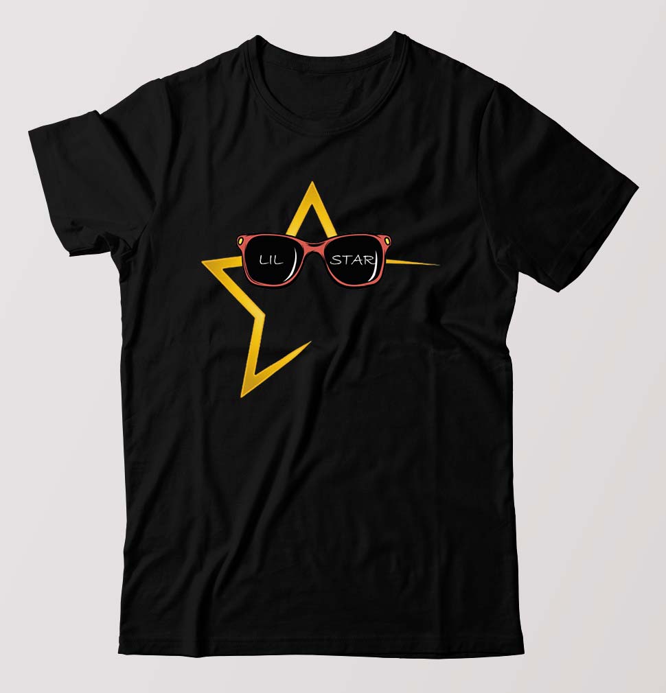Lil Star T-Shirt for Men-Black-Ektarfa.online