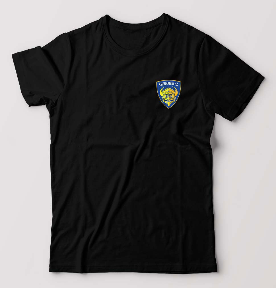 chennaiyin FC T-Shirt for Men-Black-Ektarfa.online