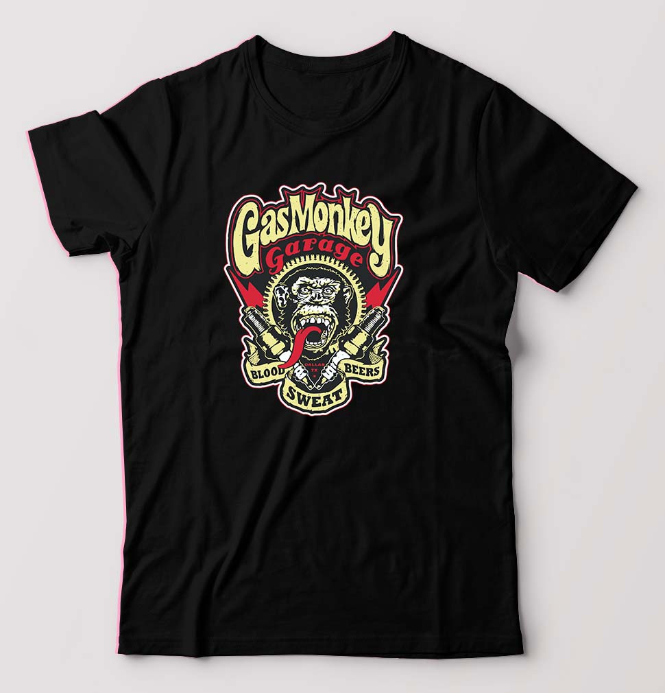 Gas Monkey T-Shirt for Men-Black-Ektarfa.online