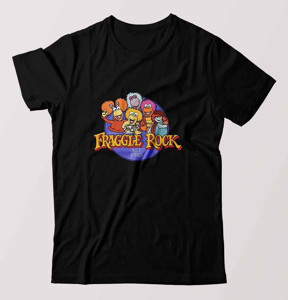 Fraggle Rock T-Shirt for Men-Black-Ektarfa.online