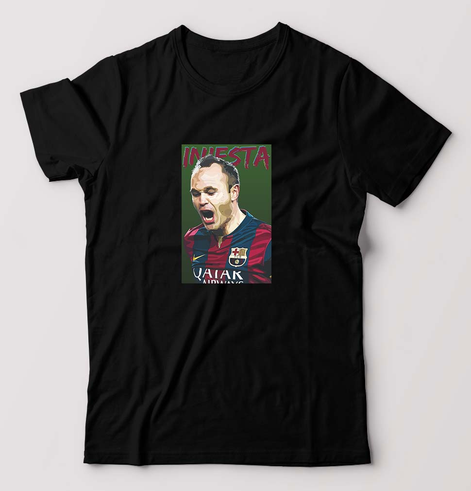 iniesta T-Shirt for Men-Black-Ektarfa.online