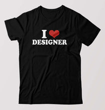 Load image into Gallery viewer, I LOVE DESIGNER T-Shirt for Men-Black-Ektarfa.online
