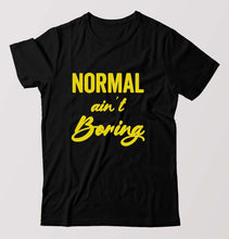 Load image into Gallery viewer, Normal Ain&#39;t Boring T-Shirt for Men-Black-Ektarfa.online
