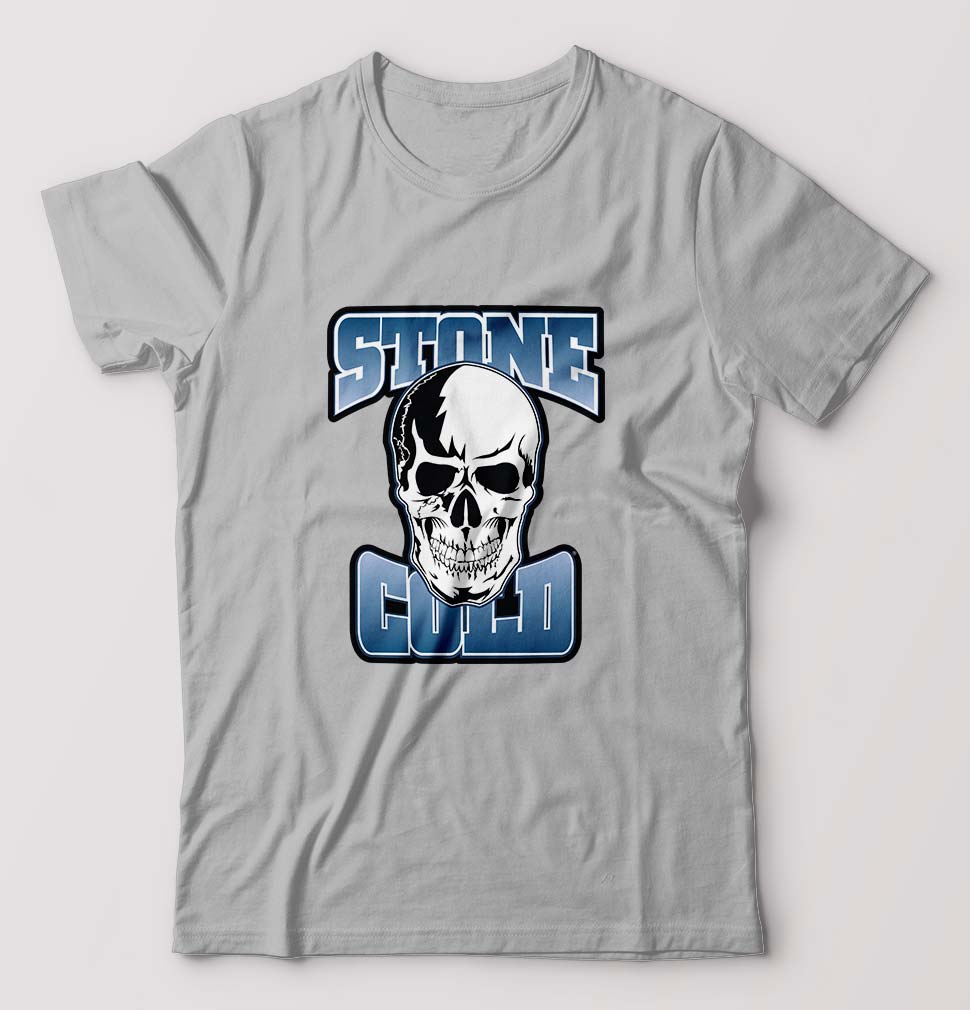 Stone Cold Steve Austin T-Shirt for Men-Grey Melange-Ektarfa.online