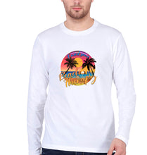 Load image into Gallery viewer, beach therapy Full Sleeves T-Shirt for Men-White-Ektarfa.online
