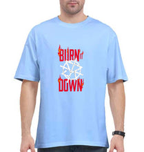 Load image into Gallery viewer, Seth Rollins Oversized T-Shirt for Men-Baby Blue-Ektarfa.online
