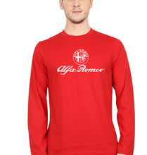 Load image into Gallery viewer, Alfa Romeo Full Sleeves T-Shirt for Men-red-Ektarfa.online
