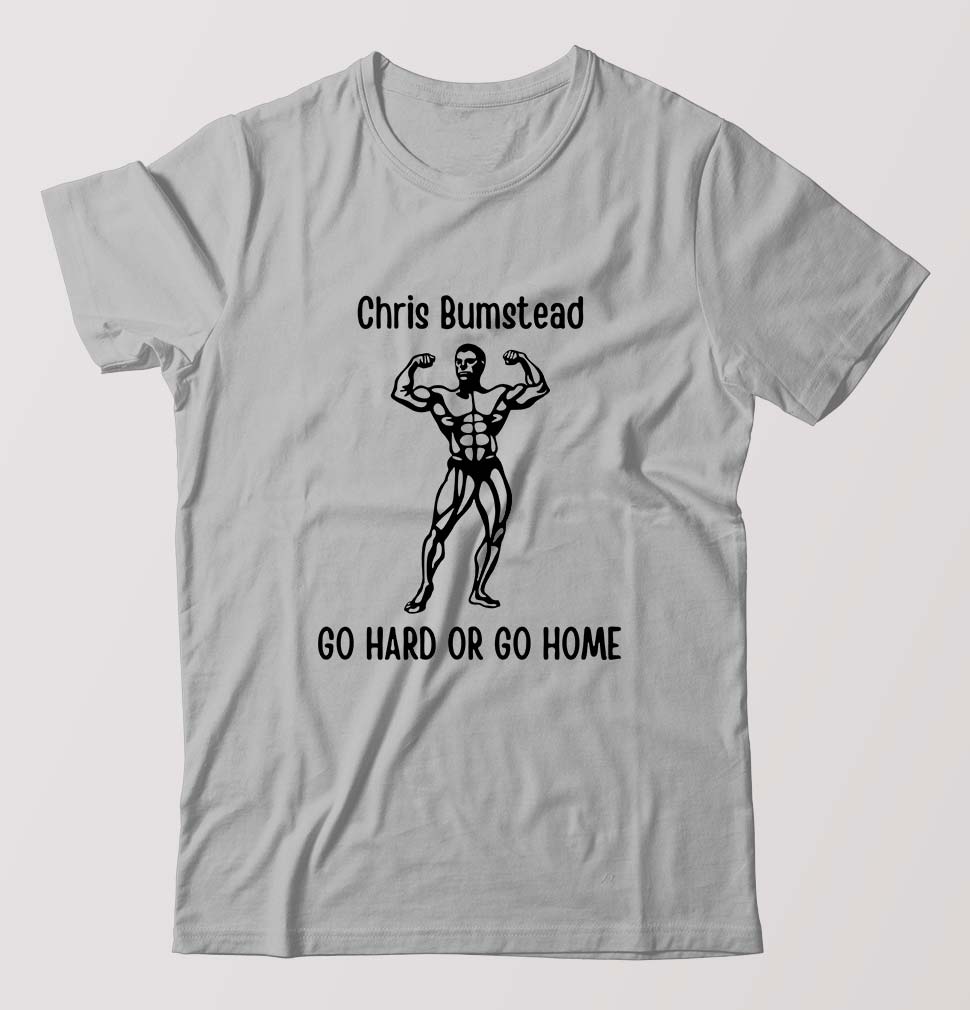 Chris Bumstead - CBUM T-Shirt for Men-Grey Melange-Ektarfa.online