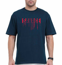 Load image into Gallery viewer, savage Oversized T-Shirt for Men-Petrol Blue-Ektarfa.online
