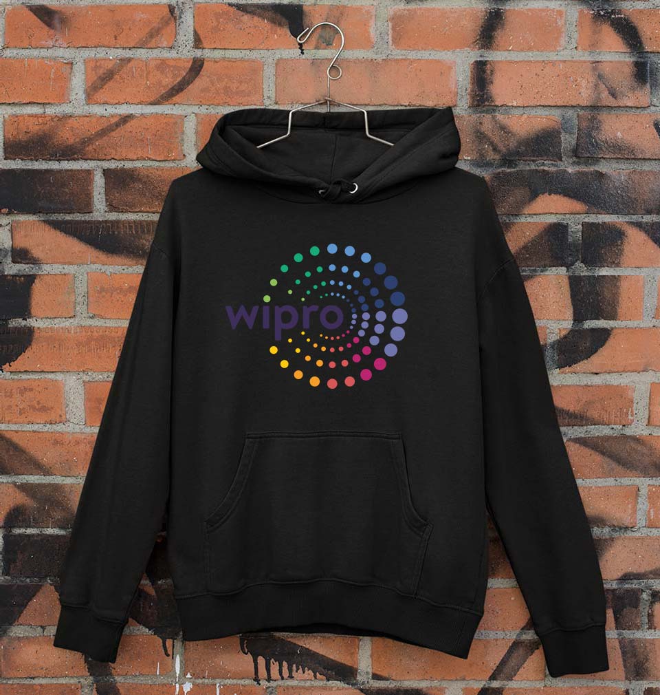 Wipro Unisex Hoodie for Men/Women-Black-Ektarfa.online