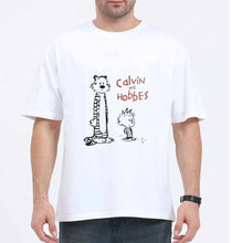 Load image into Gallery viewer, calvin hobbes Oversized T-Shirt for Men-White-Ektarfa.online
