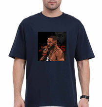 Load image into Gallery viewer, jon jones UFC Oversized T-Shirt for Men-Navy Blue-Ektarfa.online
