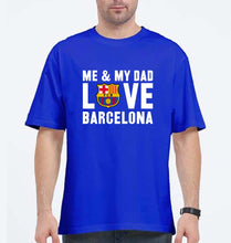 Load image into Gallery viewer, Love Barcelona Oversized T-Shirt for Men-Royal Blue-Ektarfa.online
