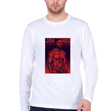 Load image into Gallery viewer, jon jones UFC Full Sleeves T-Shirt for Men-White-Ektarfa.online
