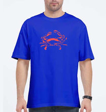 Load image into Gallery viewer, crab Oversized T-Shirt for Men
