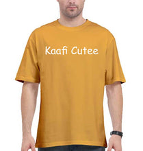 Load image into Gallery viewer, Kaafi Cutee Oversized T-Shirt for Men-Golden Yellow-Ektarfa.online
