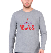 Load image into Gallery viewer, love BAE Full Sleeves T-Shirt for Men-Grey Melange-Ektarfa.online
