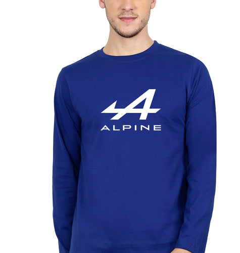 Alpine Full Sleeves T-Shirt for Men-royal blue-Ektarfa.online