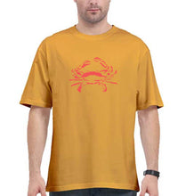 Load image into Gallery viewer, crab Oversized T-Shirt for Men
