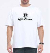 Load image into Gallery viewer, Alfa Romeo Oversized T-Shirt for Men-White-Ektarfa.online
