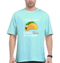 Load image into Gallery viewer, Taco Oversized T-Shirt for Men-Mint-Ektarfa.online
