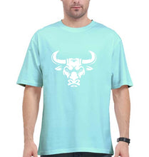 Load image into Gallery viewer, Bull Oversized T-Shirt for Men-Mint-Ektarfa.online
