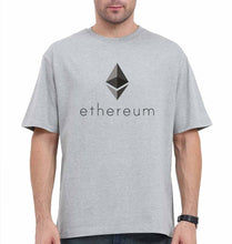 Load image into Gallery viewer, Ethereum Oversized T-Shirt for Men-Grey-Ektarfa.online
