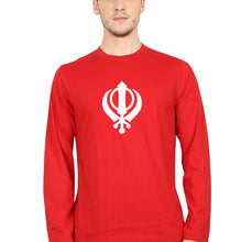 Load image into Gallery viewer, sikh Full Sleeves T-Shirt for Men-red-Ektarfa.online
