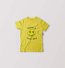 Load image into Gallery viewer, Nice Day Emoji Kids T-Shirt for Boy/Girl-Yellow-Ektarfa.online
