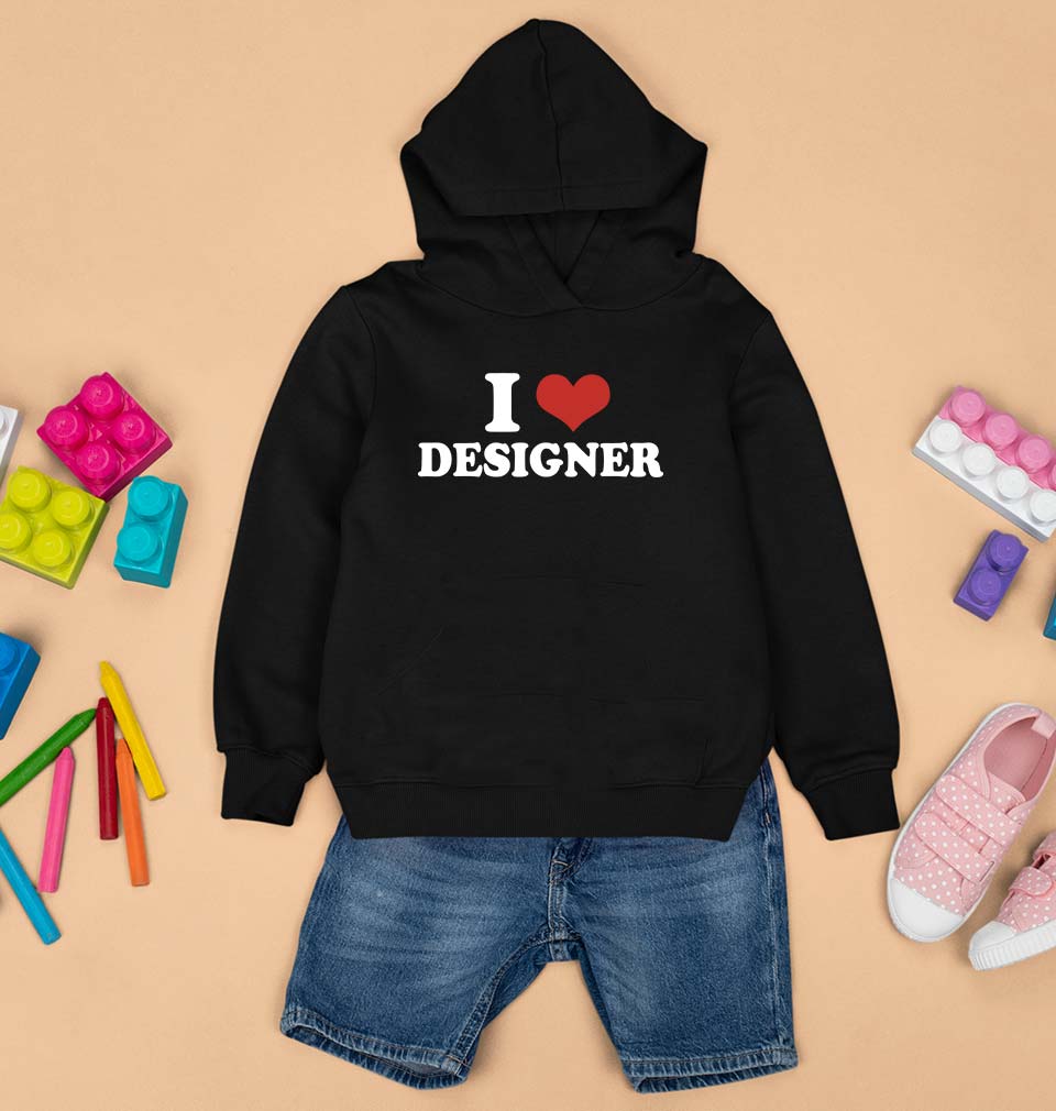 I LOVE DESIGNER Hoodie for Boy/Girl